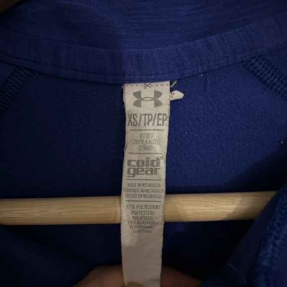 Women’s Under Armour Purple Cool Gear Running Long Sleeve Sz XS - Picture 3 of 6